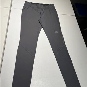 The North Face High Rise Tight Leggings Fleece Lined Gray Women's SZ Medium Reg
